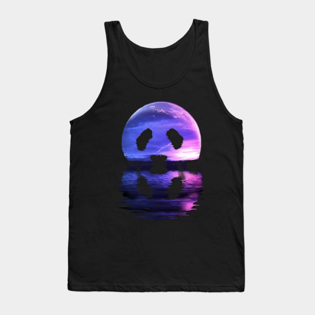 panda moon Tank Top by audi